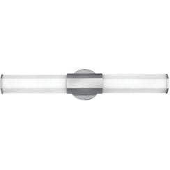 Quintiesse Facet nástenná lampa 2x12 W chrómová-opálová QN-FACET-LED2-PC-BATH