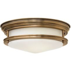 Quintiesse Hadrian stropné svietidlo 2x40 W opálové sklo-hnedá QN-HADRIAN-FS-BR-OPAL