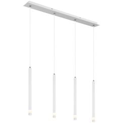 Globo Lighting Ryan závesné svietidlo 4x4 W biela 15629W-4