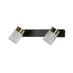 Light Prestige Erovia stropné svietidlo 2x10 W čierna-zlatá LP-5923/2WS GD