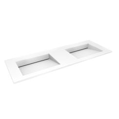 Oltens Stila umývadlo 140x45 cm obdĺžnik umývadlo na nábytok biela 40206900