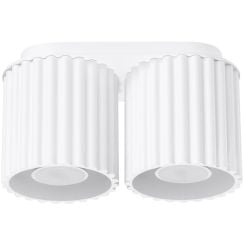 Sollux Lighting Aura stropné svietidlo 2x10 W biela SL.1780