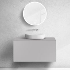 Oltens Lun skrinka 100x44.7x52 cm závesná kúpeľňová skrinka pod umývadlo 60034900