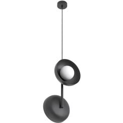 Emibig Vanila závesné svietidlo 2x8 W čierna 1595/2