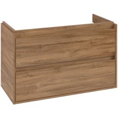 Villeroy & Boch Skyla skrinka 97.2x43.9x59.6 cm závesná kúpeľňová skrinka pod umývadlo dub C79900RH