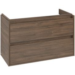 Villeroy & Boch Skyla skrinka 97.2x43.9x59.6 cm závesná kúpeľňová skrinka pod umývadlo dub C79900VH