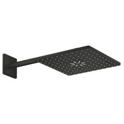 Grohe Rainshower SmartActive 130 horná sprcha so sprchovacím ramenom 31x31 cm štvorec čierna 264792430
