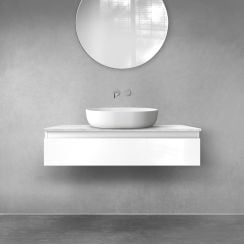 Súprava skrinka Oltens Vernal 60011000, doska na skrinku Oltens Tera 63026990