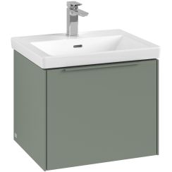 Villeroy & Boch Subway 3.0 skrinka 52.3x44.8x42.9 cm závesná kúpeľňová skrinka pod umývadlo zelená C579L2AF