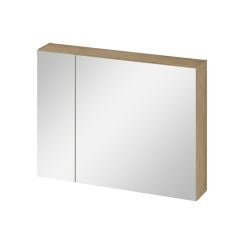 Cersanit Ovida skrinka 79.4x14.1x59.2 cm so zrkadlom dub S1058-016