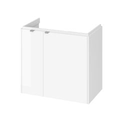 Cersanit Ovida skrinka 79.4x45x70 cm závesná kúpeľňová skrinka pod umývadlo biela S1058-003