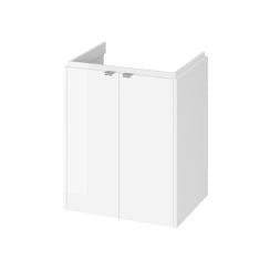 Cersanit Ovida skrinka 59.4x45x70 cm závesná kúpeľňová skrinka pod umývadlo biela S1058-002