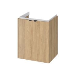 Cersanit Ovida skrinka 59.4x45x70 cm závesná kúpeľňová skrinka pod umývadlo dub S1058-010