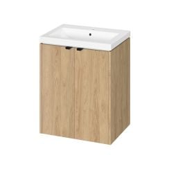 Cersanit Ovida umývadlo so skrinkou 60 cm dub S4047-005
