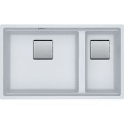 Franke Kanon granitový drez 76x46 cm biela 125.0749.675