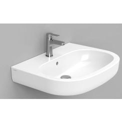 Ceramica Dolomite Mirto umývadlo 68x51 cm oválny klasické umývadlo biela D461001
