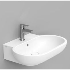 Ceramica Dolomite Mirto umývadlo 65x46 cm oválny klasické umývadlo biela matná D461141