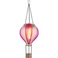 Globo Lighting Solar solárna závesná lampa x0.5 W ružová-saténová 36136P