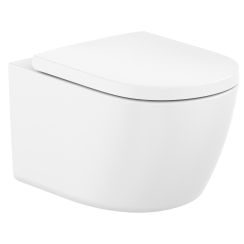 Roca Meridian wc misa závesné bez oplachovacieho kruhu s vírivým splachovaním biela matná A346747620
