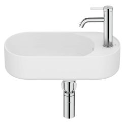 Roca Meridian umývadlo 50x27.5 cm oválny klasické umývadlo biela matná A327740620