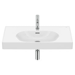 Roca Meridian umývadlo 80x46 cm obdĺžnik klasické umývadlo-umývadlo na nábytok biela A327745000