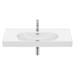 Roca Meridian umývadlo 100x46 cm obdĺžnik klasické umývadlo-umývadlo na nábytok biela A327746000