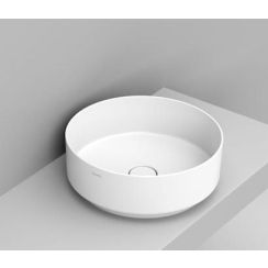Ceramica Dolomite Noemi umývadlo 44x44 cm okrúhly pultové umývadlo biela lesklá D310501