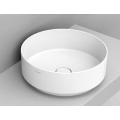 Ceramica Dolomite Noemi umývadlo 44x44 cm okrúhly pultové umývadlo biela matná D310541
