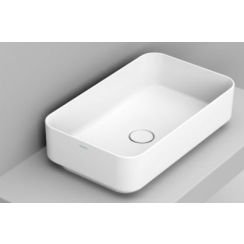 Ceramica Dolomite umývadlo 60x36 cm obdĺžnik pultové umývadlo biela matná D311141