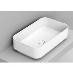 Ceramica Dolomite Noemi umývadlo 64x38.5 cm obdĺžnik pultové umývadlo biela matná D311201