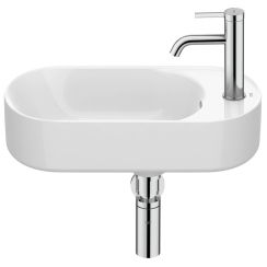 Roca Meridian umývadlo 50x27.5 cm oválny klasické umývadlo biela A327740S00