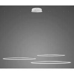 Altavola Design Led Shape závesné svietidlo 1x68 W strieborná LA075/CO3_80_in_4k_silver_dimm