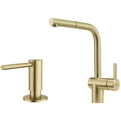 Súprava kuchynská batéria Franke Atlas 115.0681.242, dávkovač tekutín Franke Atlas 112.0717.105