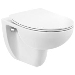 Roca Victoria wc misa s pomaly sa sklápajúcim sedadlom závesné bez oplachovacieho kruhu biela A34HV02000