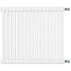Irsap Tesi 2 ohrievač do miestnosti 56.5x67.5 cm podłączenie bočné biela IRS-TES-3056-15-B-B