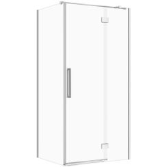 Cersanit Crea sprchovací kút 100x80 cm štvorcová chromová lesklé/priehľadné sklo S601-206