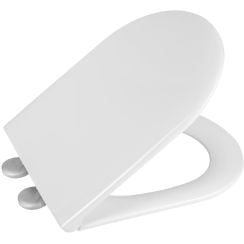 Aqualine Hygie wc dosky s pomalým sklápaním biela PS105