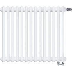 Irsap Tesi 2 ohrievač do miestnosti 56.5x63 cm podłączenie dolné biela IRS-TES-2056-14-B25