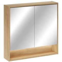 Comad Viola skrinka 80x19x77 cm so zrkadlom dub CREMONA UN 84-80-2D