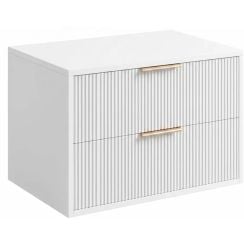 Rea Mono skrinka 60x47x48 cm závesná kúpeľňová skrinka pod umývadlo biela REA-M0402