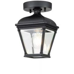 Elstead Lighting Bayview exteriérové stropné svietidlo 1x60 W čierna BAYVIEW-PORCH-BK