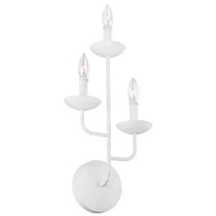 Elstead Lighting Annie nástenná lampa 3x40 W biela FE-ANNIE3-PSW