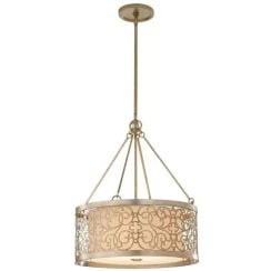 Elstead Lighting Arabesque závesné svietidlo 4x60 W patinová FE-ARABESQUE4