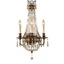 Elstead Lighting Bellini nástenná lampa 1x60 W hnedá FE-BELLINI-W3
