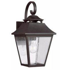Elstead Lighting Galena vonkajšie nástenné svietidlo 1x60 W hnedá FE-GALENA2-M-SBL