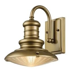 Elstead Lighting Redding Station vonkajšie nástenné svietidlo 1x60 W hnedá FE-REDDING2-S-PDB