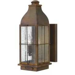 Elstead Lighting Bingham vonkajšie nástenné svietidlo 2x60 W hnedá HK-BINGHAM-M