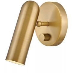 Elstead Lighting Dax nástenná lampa 1x8 W mosadzná HK-DAX1-HB