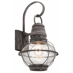 Elstead Lighting Bridge Point vonkajšie nástenné svietidlo 1x60 W sivá KL-BRIDGEPOINT-L