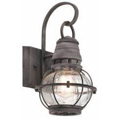 Elstead Lighting Bridge Point vonkajšie nástenné svietidlo 1x60 W sivá KL-BRIDGEPOINT-S
